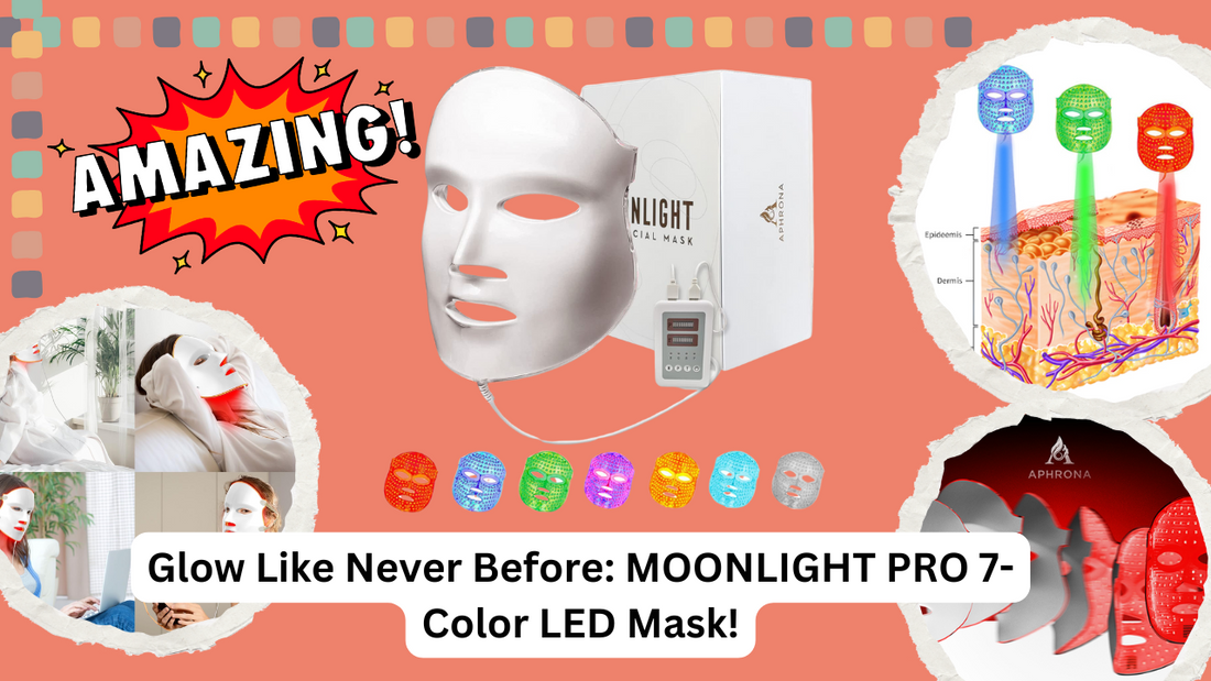 Glow Like Never Before: MOONLIGHT PRO 7-Color LED Mask!